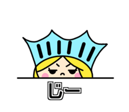 the liberty of goddess sticker #11273699