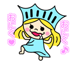 the liberty of goddess sticker #11273703