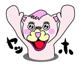 toy poodle of shaved sides sticker #11274110