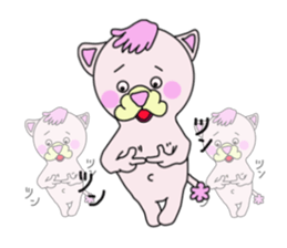 toy poodle of shaved sides sticker #11274127