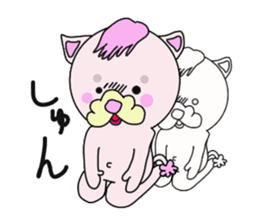 toy poodle of shaved sides sticker #11274133