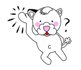 toy poodle of shaved sides sticker #11274140