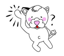 toy poodle of shaved sides sticker #11274140