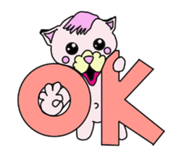 toy poodle of shaved sides sticker #11274142