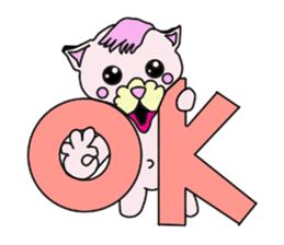 toy poodle of shaved sides sticker #11274142