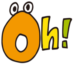 Alphabet friends by nao sticker #11274647