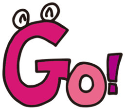 Alphabet friends by nao sticker #11274666