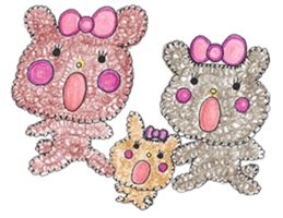 MOKO,MOHA...by HAPPY!!!-HAPPY!!!,1st sticker #11274735