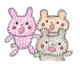 MOKO,MOHA...by HAPPY!!!-HAPPY!!!,1st sticker #11274736