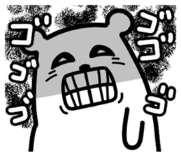 simple is the best bear version2 sticker #11274928