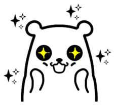 simple is the best bear version2 sticker #11274931