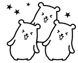 simple is the best bear version2 sticker #11274934