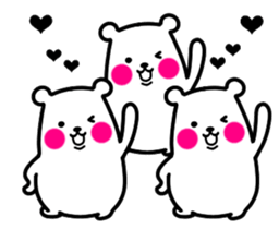 simple is the best bear version2 sticker #11274935