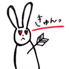 Lethargic rabbits sticker #11275531