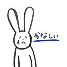 Lethargic rabbits sticker #11275532