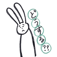Lethargic rabbits sticker #11275534