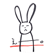 Lethargic rabbits sticker #11275536