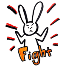 Lethargic rabbits sticker #11275540