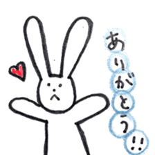 Lethargic rabbits sticker #11275542