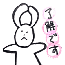 Lethargic rabbits sticker #11275546