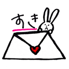 Lethargic rabbits sticker #11275551