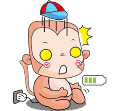 A Little Babie-Monkey sticker #11275568