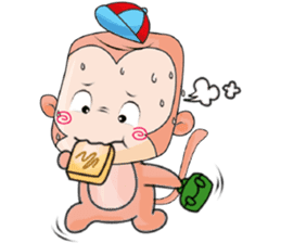 A Little Babie-Monkey sticker #11275569