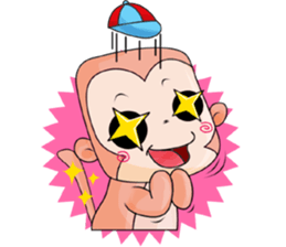 A Little Babie-Monkey sticker #11275583