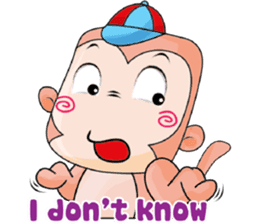 A Little Babie-Monkey sticker #11275584