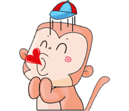 A Little Babie-Monkey sticker #11275593