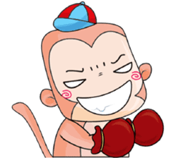 A Little Babie-Monkey sticker #11275597