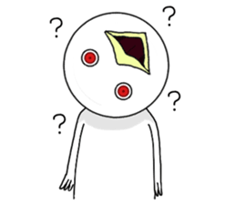 Scary bird sticker #11275887