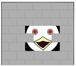 Scary bird sticker #11275919