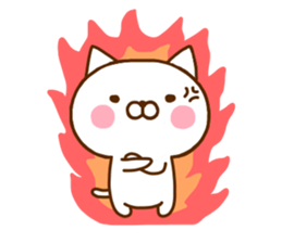 White Cat Sticker 1 sticker #11276097