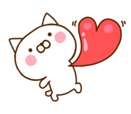 White Cat Sticker 1 sticker #11276111