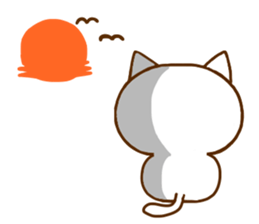 White Cat Sticker 1 sticker #11276119