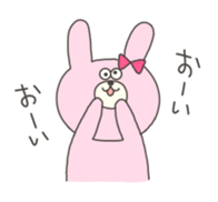 A dog and a cat and rabbit sticker #11276202