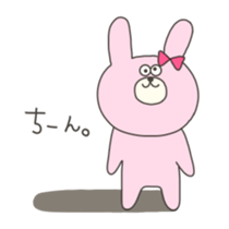 A dog and a cat and rabbit sticker #11276208