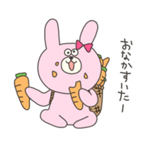 A dog and a cat and rabbit sticker #11276217