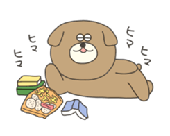 A dog and a cat and rabbit sticker #11276218