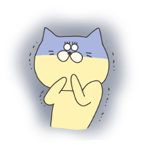 A dog and a cat and rabbit sticker #11276219