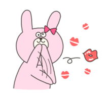 A dog and a cat and rabbit sticker #11276220