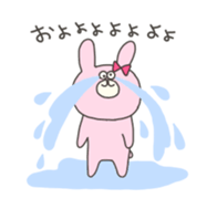 A dog and a cat and rabbit sticker #11276223