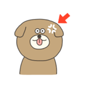 A dog and a cat and rabbit sticker #11276224