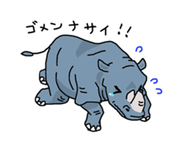 Various animal 40 barrage sticker #11276365