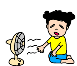 Summer version of Yuzu-chan sticker #11276965