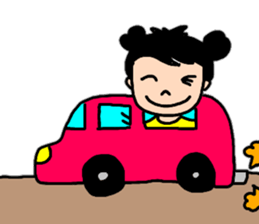 Summer version of Yuzu-chan sticker #11276966