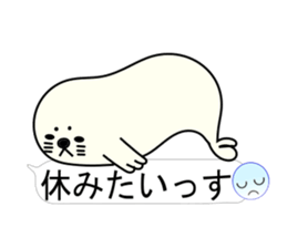 Young seal sticker #11277093