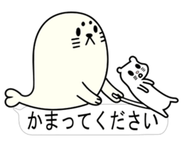 Young seal sticker #11277114