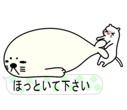 Young seal sticker #11277115